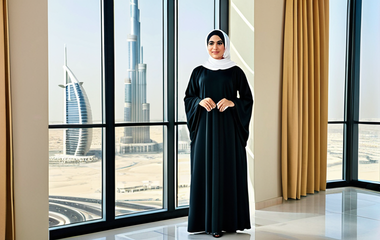 멀티모달 학습을 위한 커뮤니티 활성화 방안 - **

A professional Arab businesswoman in a modern, modest abaya (fully clothed), standing confidentl...